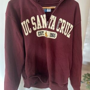 University of Santa Cruz Maroon Hoodie